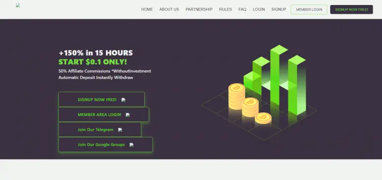 Profithans.com Review: Earn 150% In 15hrs or Scam?