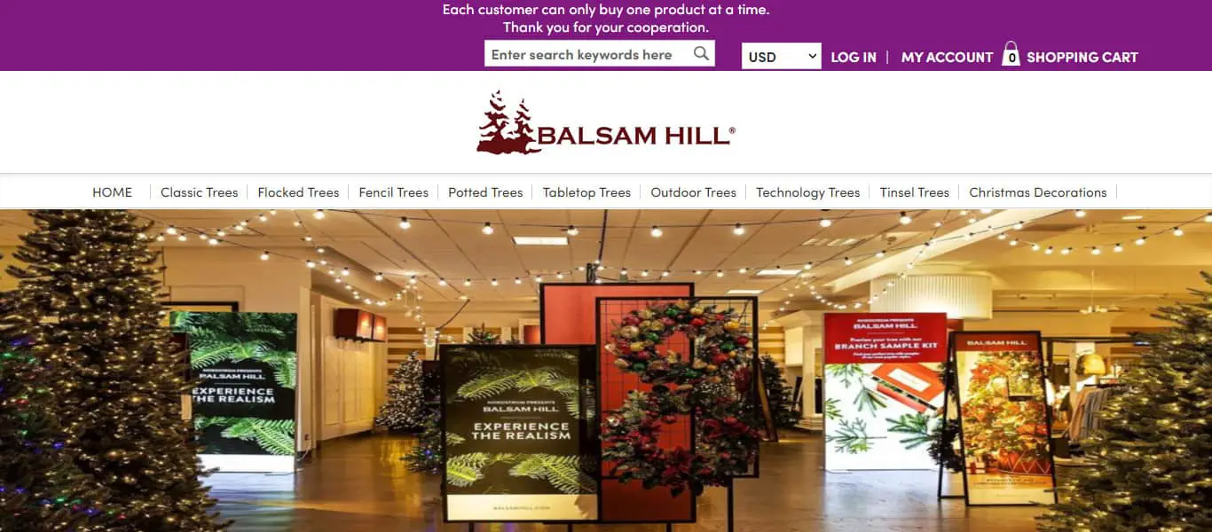 Review Legit Balsam Hill website or 100 Scam? SabiReviews
