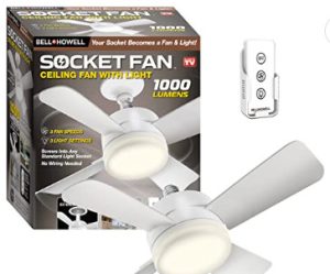 socket fan light