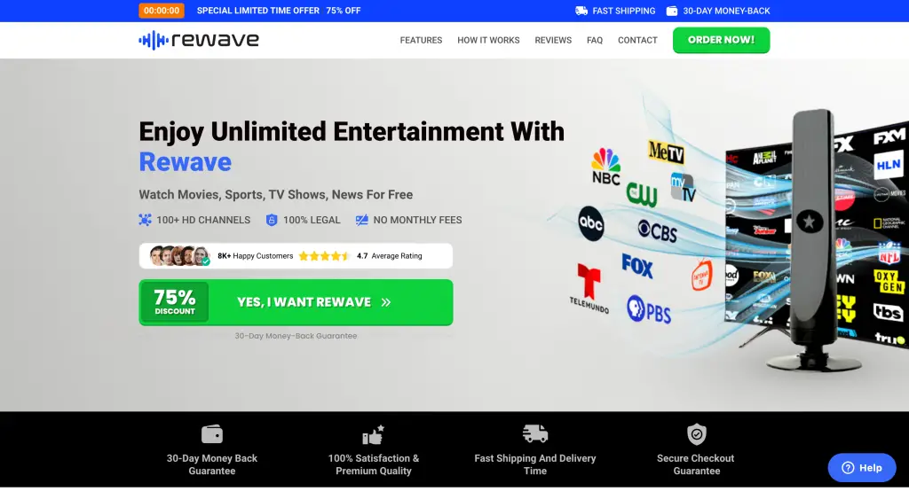 Rewave Tv Antenna website