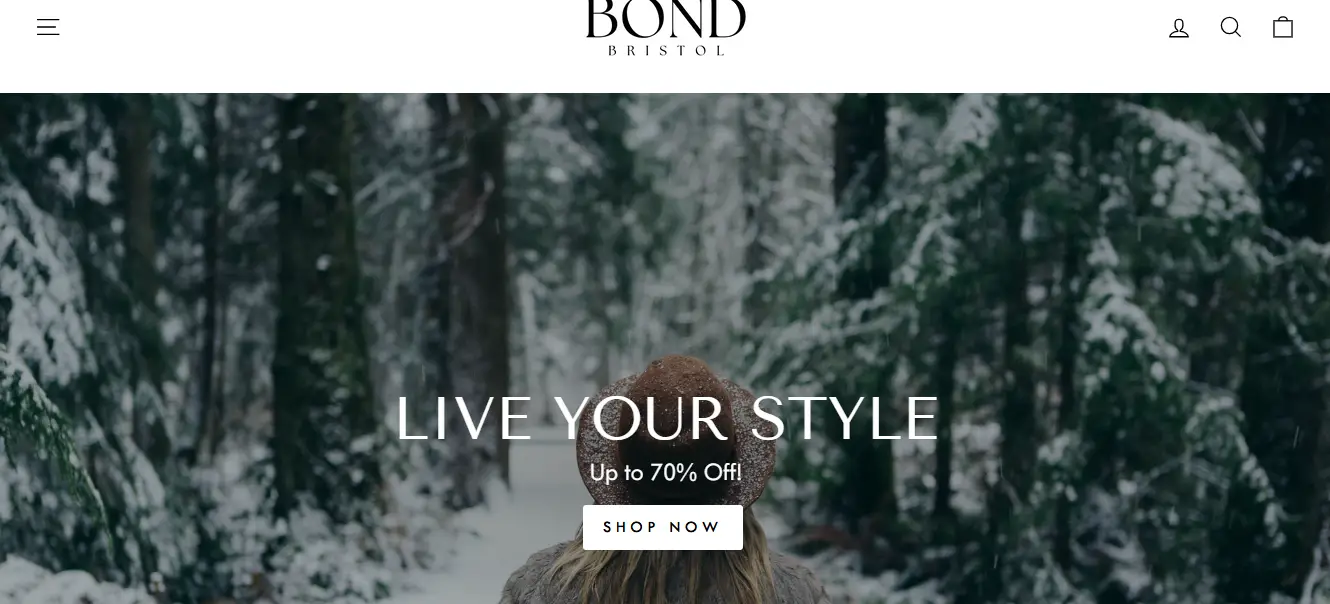 Bond Bristol Online Store