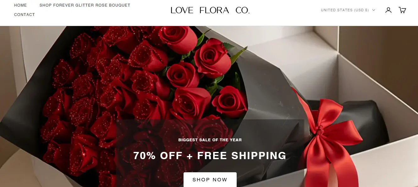 Lovefloralco.com Online Store