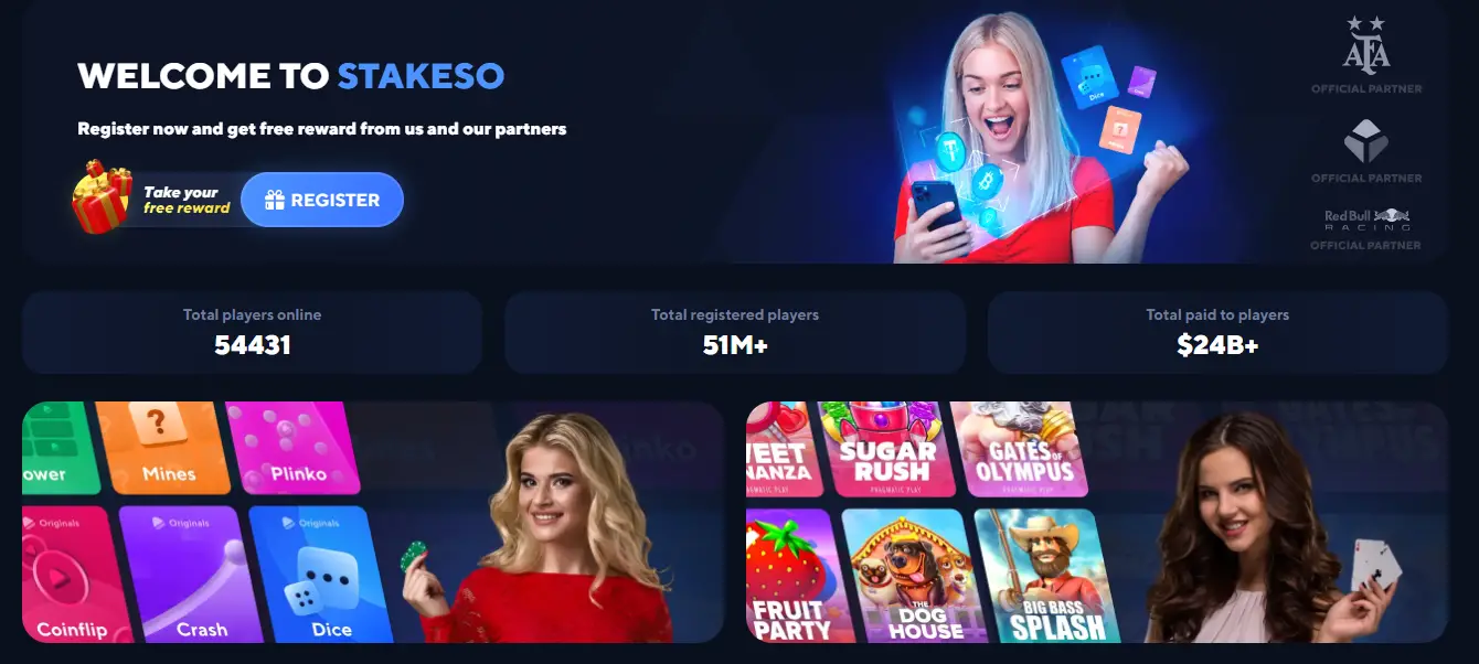 Stakeso.com Crypto Gaming Platform